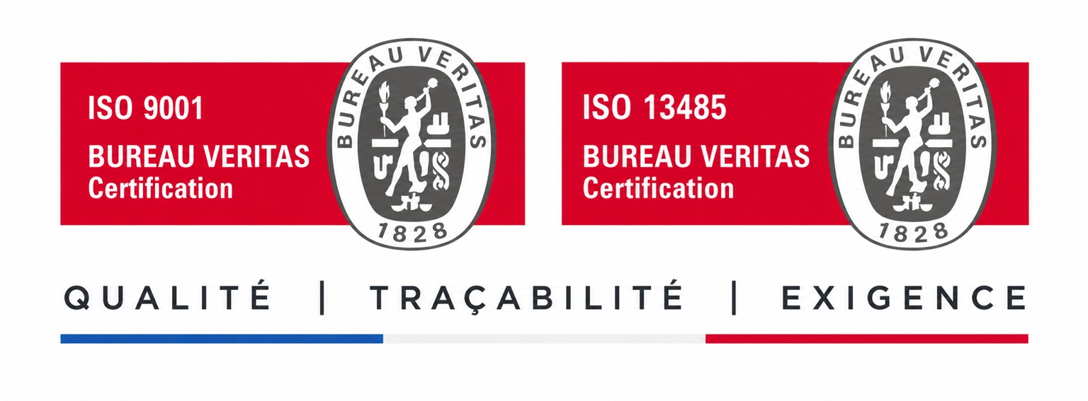 ISO 9001 · ISO 13485 — Bureau Veritas Certification